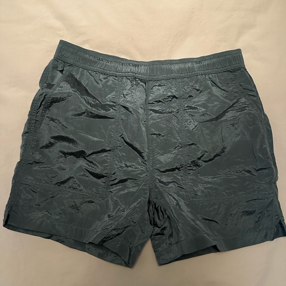 Todd Snyder Dark Teal Nylon/Mesh Shorts